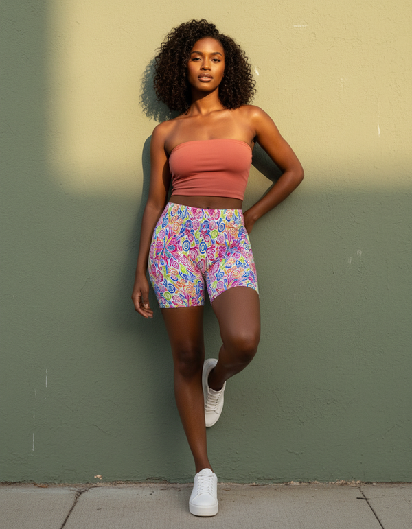 Batik Collection women's short shorts