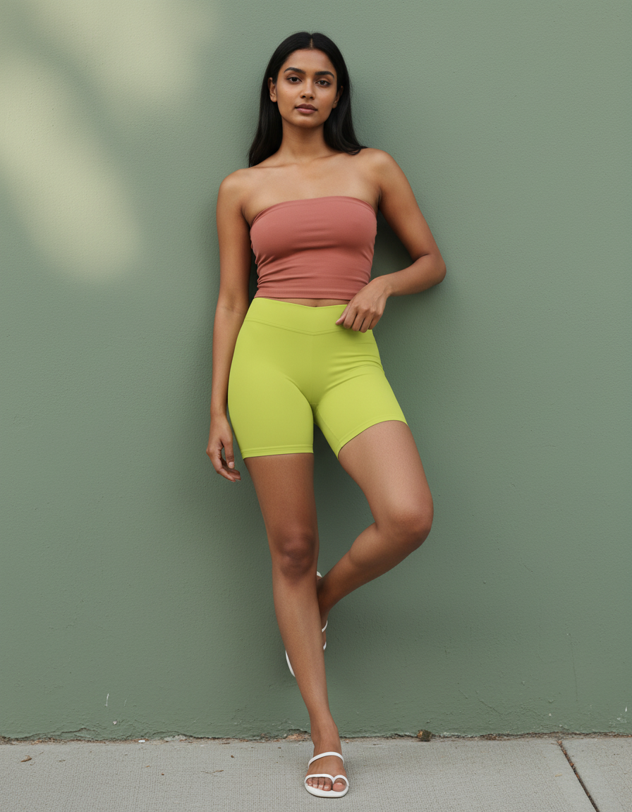 Short Shorts in Acacia