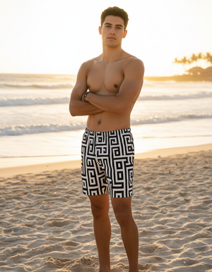 Aegean Men's Swim Trunks Men's Swim Trunks — Dripper