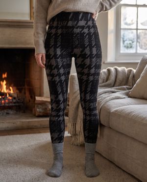 Houndstooth Base Layer High-Rise Leggings — Lolekai