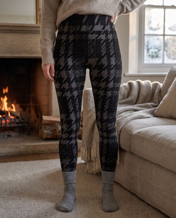 Women's Houndstooth Base Layer Bottoms