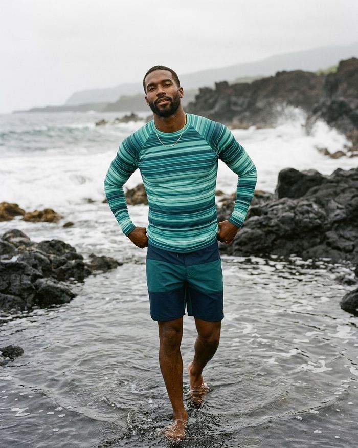 Rashguard — Men's Transformative Teal Eclipse