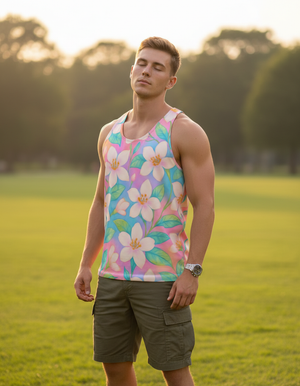 Serene Tank Top Men's Tank Top — Dripper