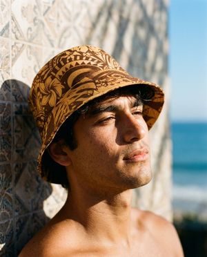 Amber Haze Honua Lehua bucket hats