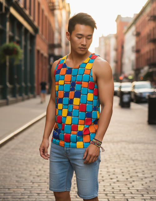 Spectrum Tank Top Men's Tank Top — Dripper