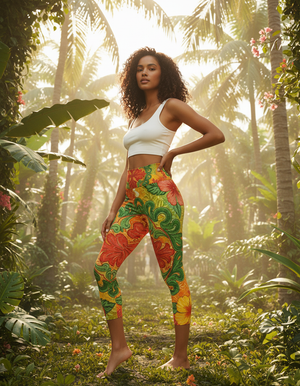 Oli Capri Yoga Leggings Capri Yoga Leggings — Dripper