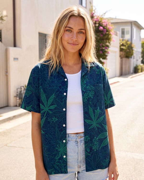Japanese Collection women's hawaiian shirts