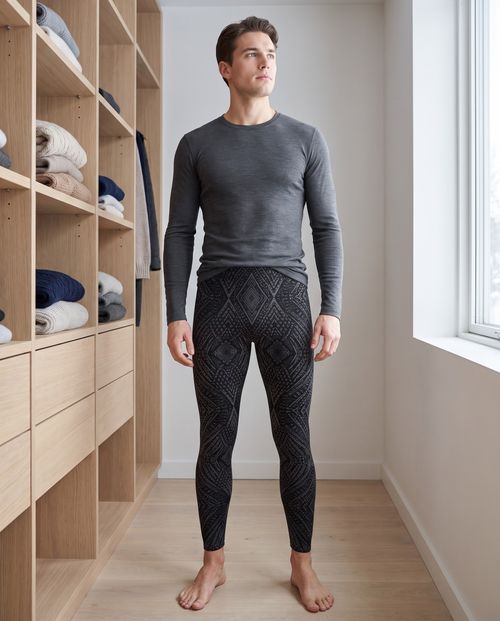 Knurl men's base layer bottoms