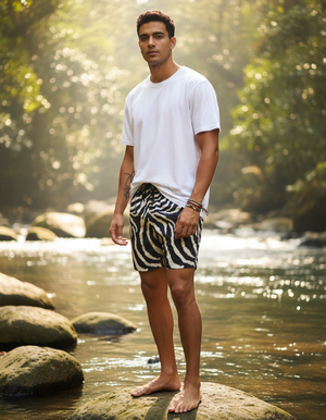 Mosaic men's swim trunks