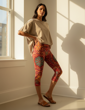 Tonal Capri Leggings Capri Leggings — Dripper