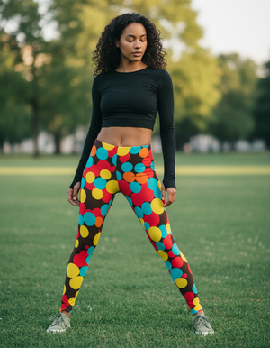 Coffee Bean Kumo full-length leggings