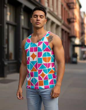 Kaleidoscope Tank Top Men's Tank Top — Dripper