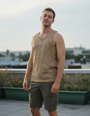 Men's Angora Zephyr tank tops