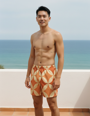 Coral Mizuki Men's Swim Trunks Men's Swim Trunks — Dripper