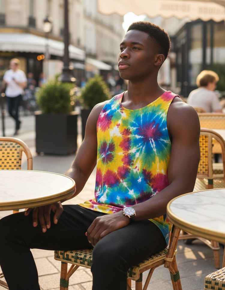 Galactic Wave Nebula Tank Top