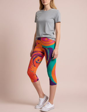 Vortex Capri Leggings Capri Leggings — Dripper