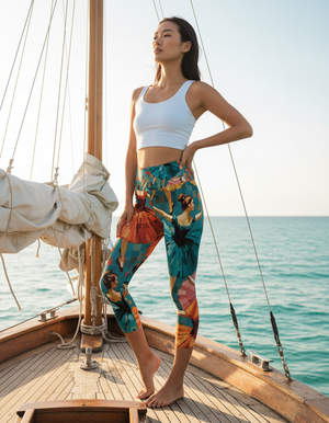 Ethereal Capri Yoga Leggings Capri Yoga Leggings — Dripper