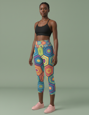 Aoi Capri Yoga Leggings Capri Yoga Leggings — Dripper