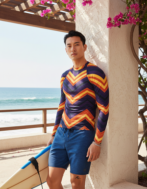 Echo Rash Guard Men's Rashguard — Dripper