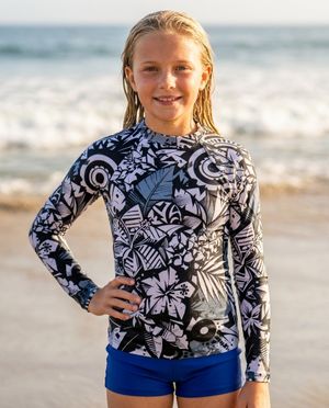 Girls Lani Uli girls rashguards