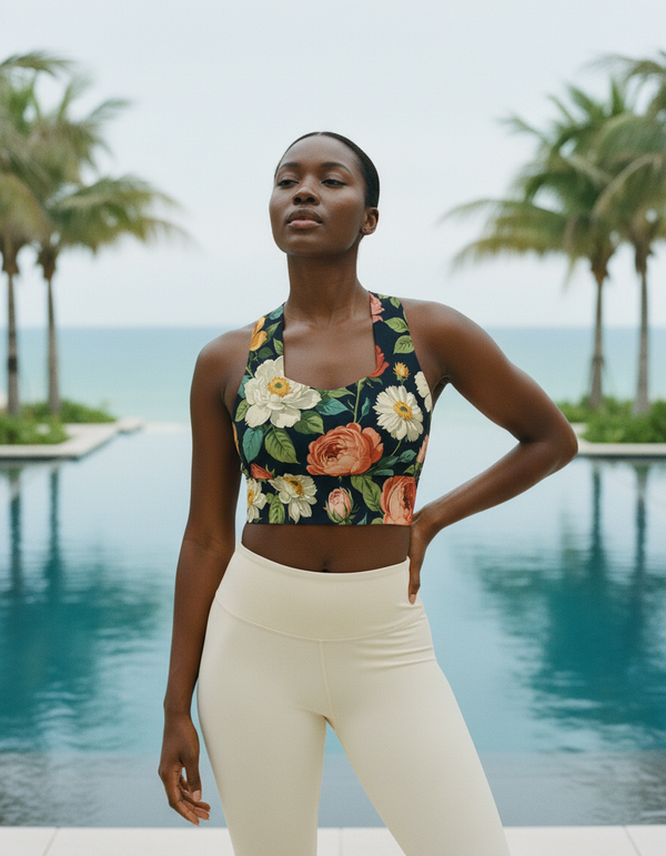 Manet Collection longline sports bras