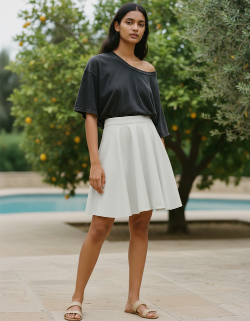 Silver Beach Skirt