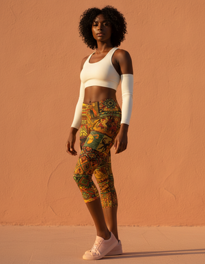 Pampas Collection Capri Leggings capri leggings