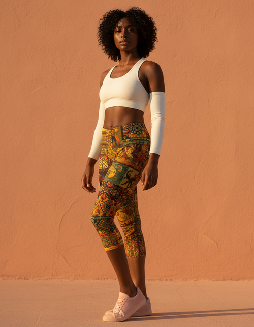 Zafiro capri leggings
