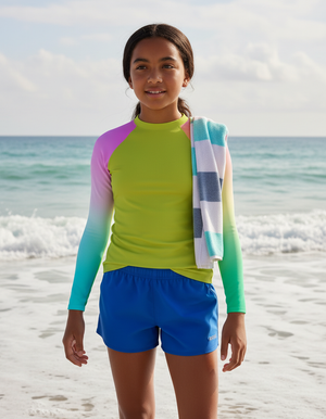 Youth Acacia Prism youth rashguards