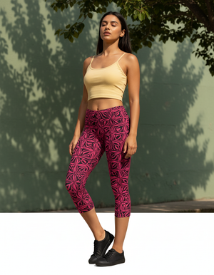 Chord capri leggings