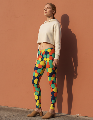 Lime Kumo full-length leggings