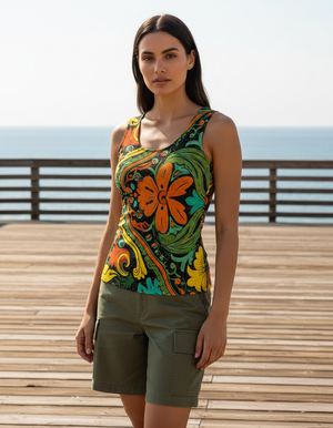 Women's Tapestry tank tops