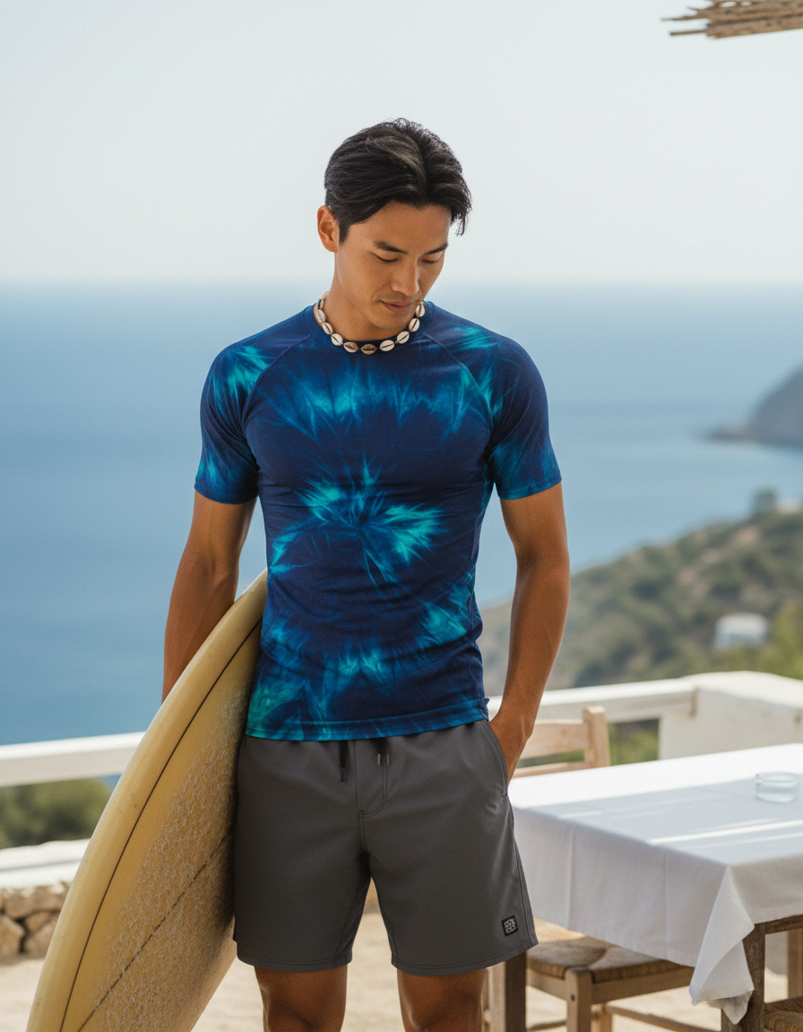 Glacier Rash Guard Men's Rashguard — Lolekai