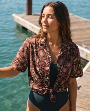Apapane women's hawaiian shirts