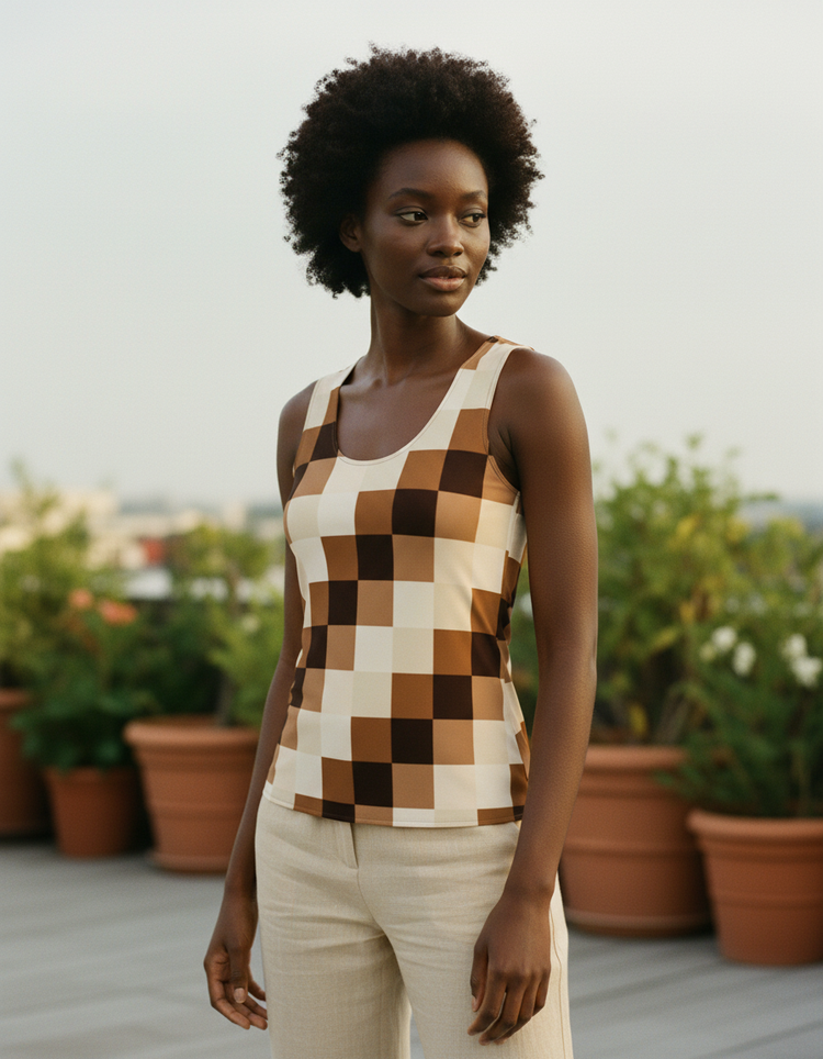Women's Rainbow Patterns Tank Top