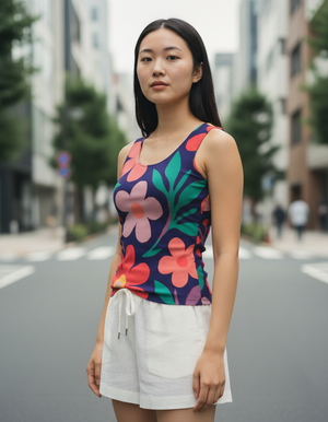Women's Electric Fuchsia Elysium women's tank tops