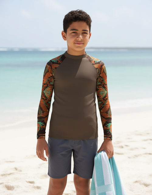 Tribal Youth Rash Guard Youth Rash Guard — Dripper