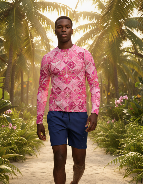 Poppy Rash Guard Men's Rashguard — Dripper