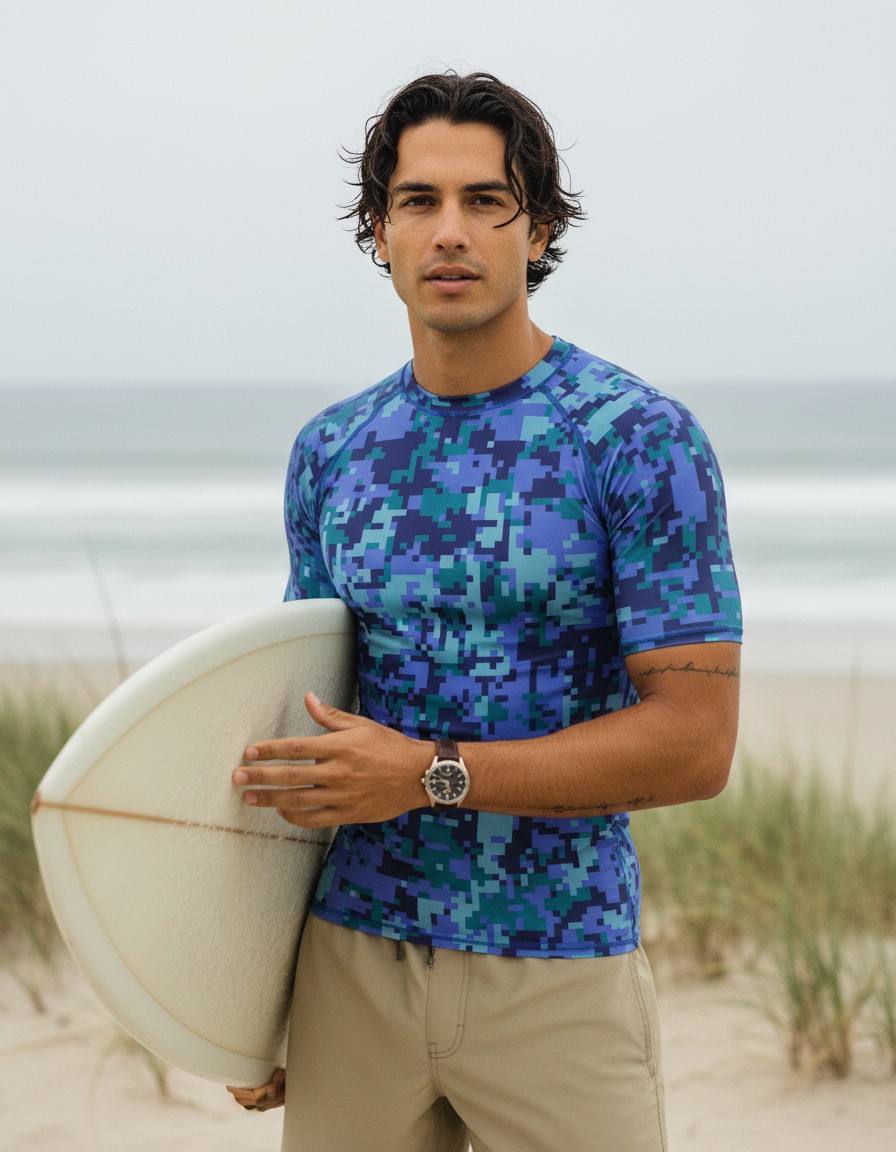 Veil Rash Guard Men's Rashguard — Lolekai