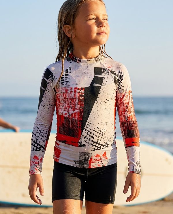 Girls Trance Rash Guard