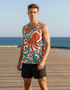 Tide Tank Top Men's Tank Top — Dripper