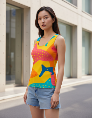 Women's Azure tank tops