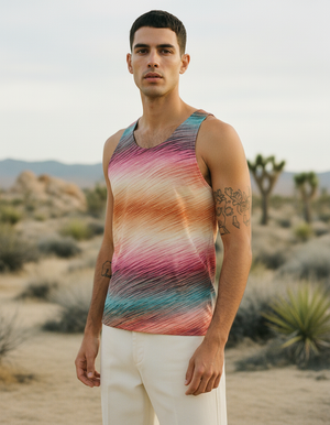 Men's Amaranth Prism tank tops