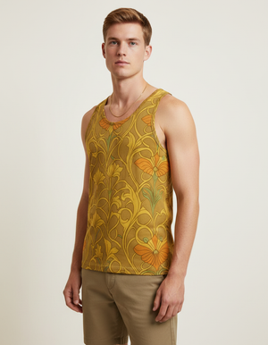 Men's Lemon Yellow Elysium tank tops