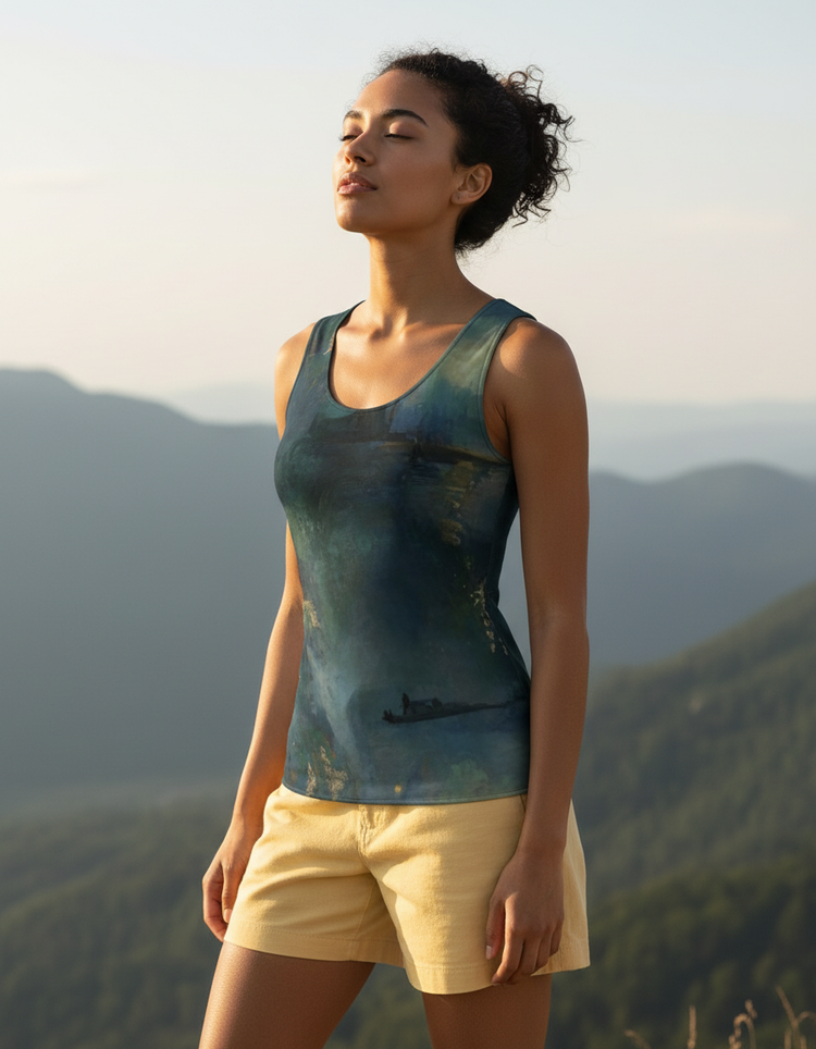 Celestial Drift Nebula Tank Top