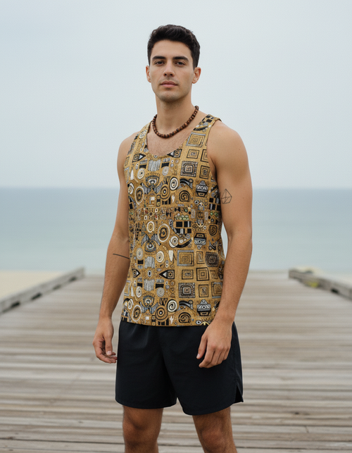 Coffee Bean Seraph Tank Top Men's Tank Top — Dripper