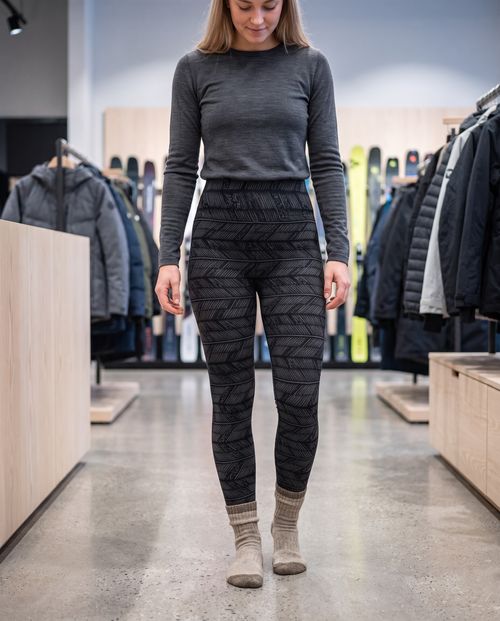 Ink Herringbone Base Layer Bottoms