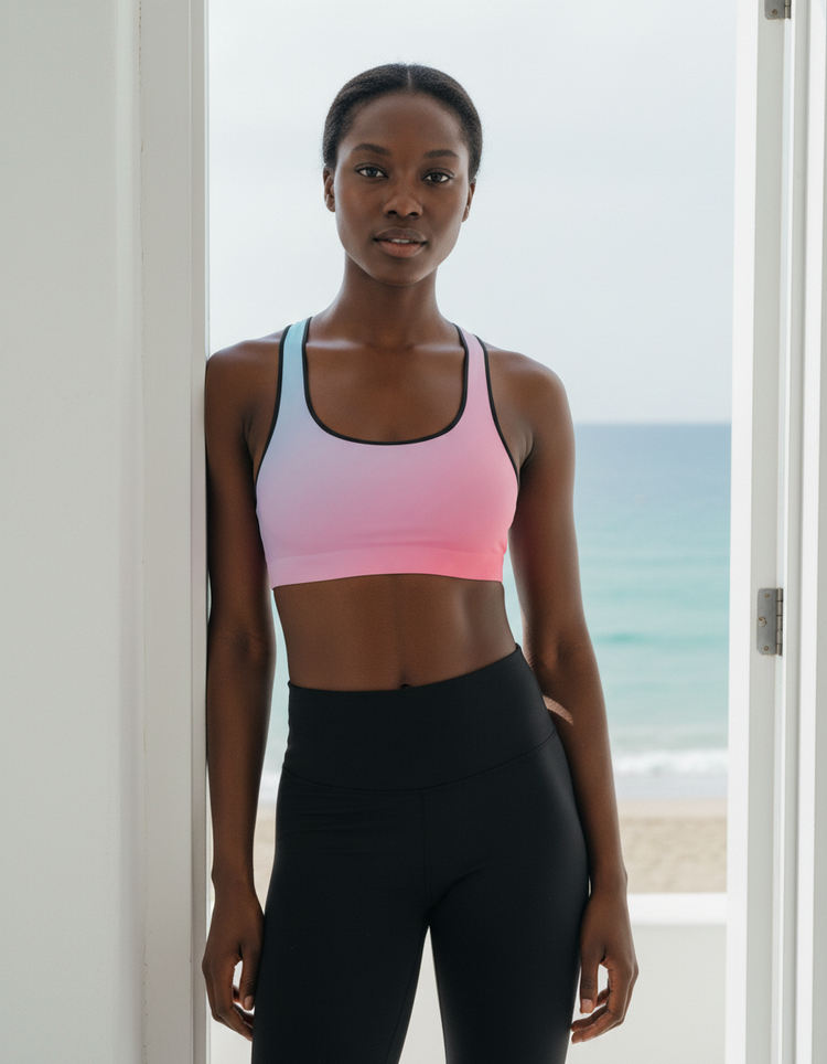 Stellar Ocean Nebula Sports Bra