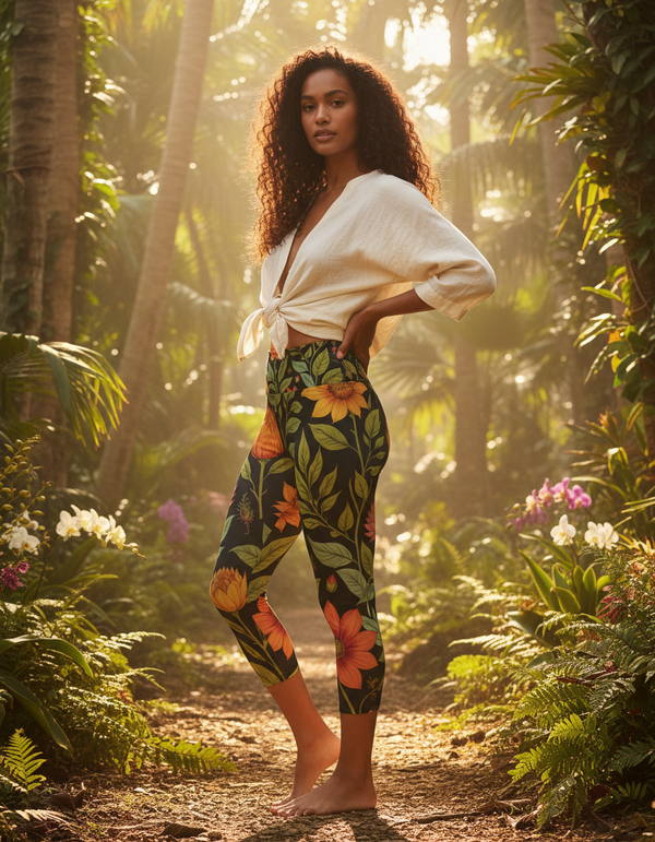 Botanical Collection capri yoga leggings