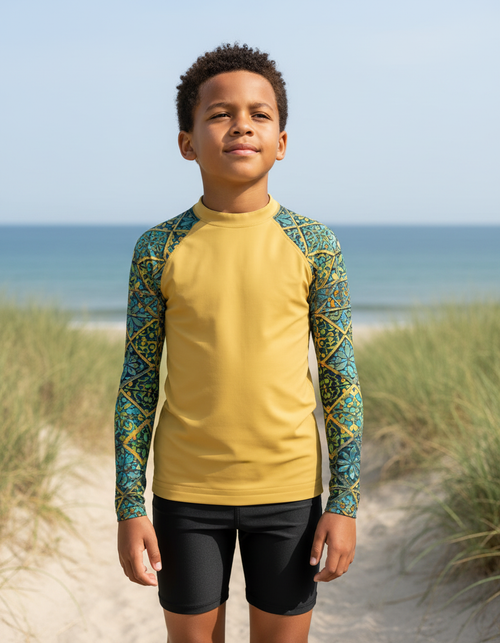 Zellige Kids Rash Guard Kids Rash Guard — Dripper